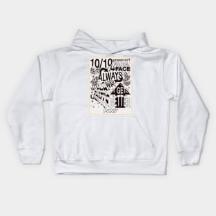 Pony Poster (Tracklist) - Rex Orange County Kids Hoodie